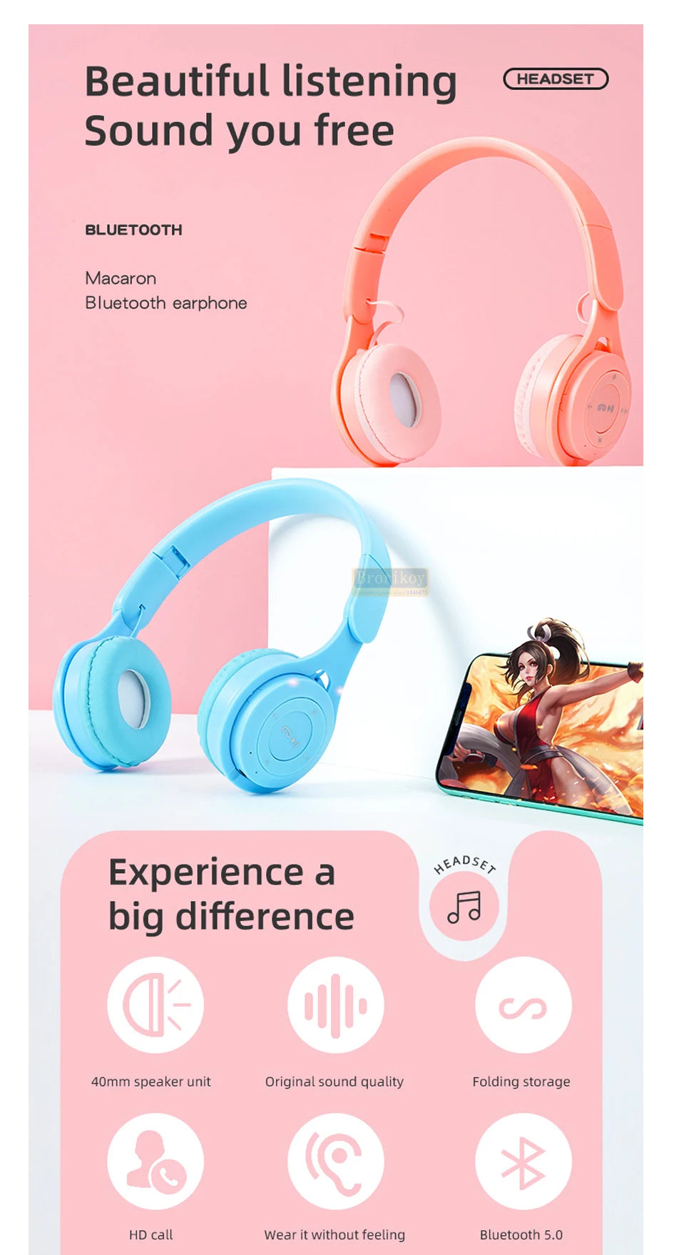 Wireless Soundproof Headphones