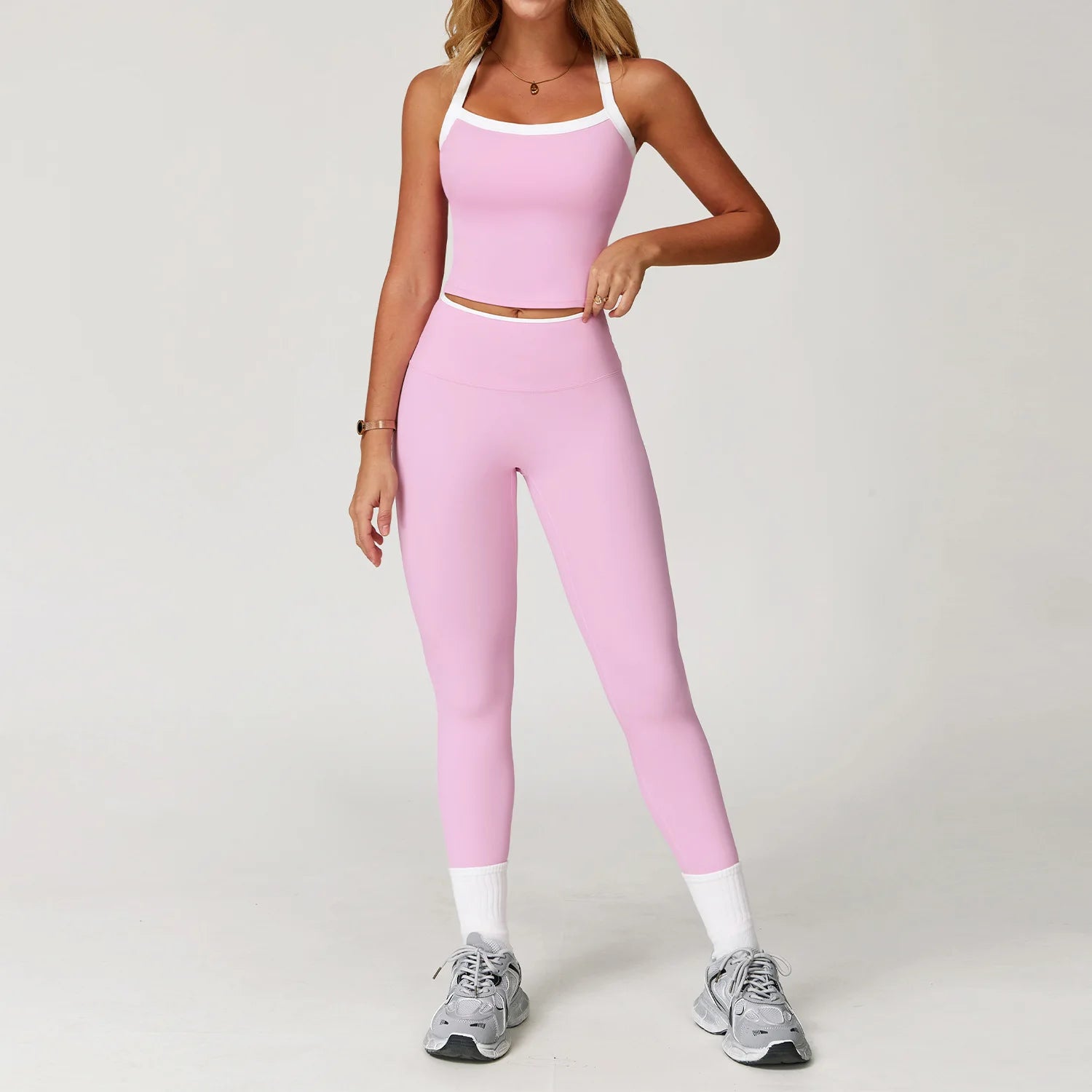 Women's Clothes 2 Pieces Workout Tracksuit