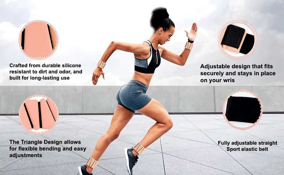 Wrist Weights Set of 2, Adjustable Silicone Workout Weights Various Styles