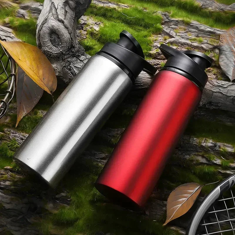 Large 600ml Stainless Steel Sports Bottle Leak Proof Design