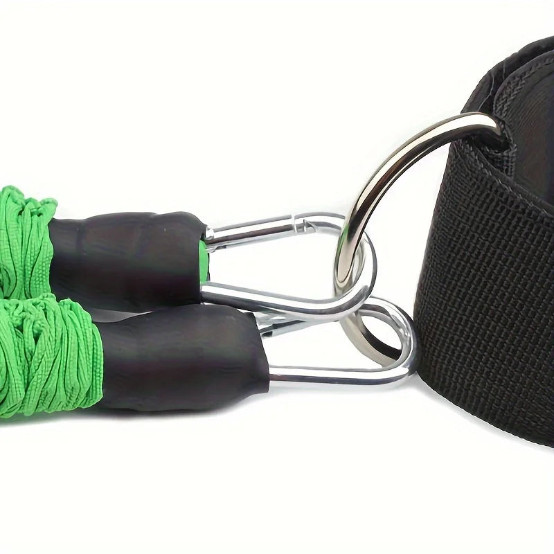 1 PC Leg Strength Trainer Fastener Fitness Foot Ring Foot Buckle Ankle Strap Stretch Resistance Band Pull Cord Accessories