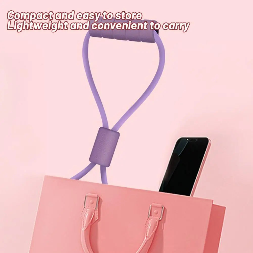 8-Shaped Stretcher Chest Expander Yoga Resistance Bands Stretching Band For Back Shaping Foldable Protable Home Fitness