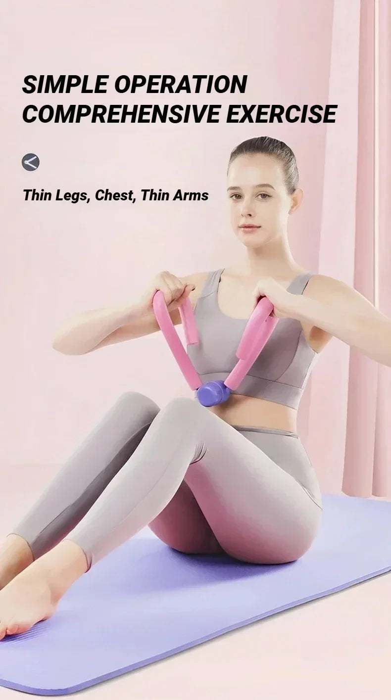 Inner Thigh Exercise Leg Trainer Home Workout Equipment Thigh Master Trainer Leg Strength Trainer Lower Body Fitness Equipment