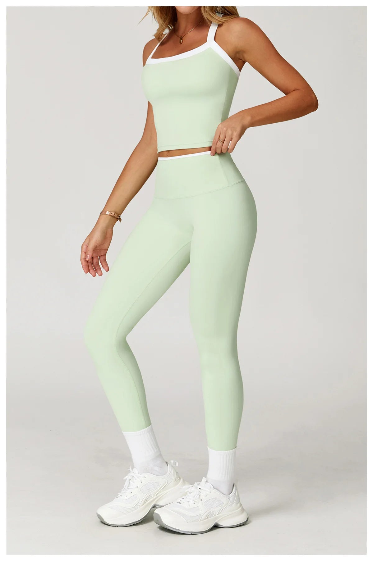 Women's Clothes 2 Pieces Workout Tracksuit