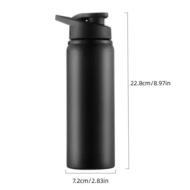 Large 600ml Stainless Steel Sports Bottle Leak Proof Design
