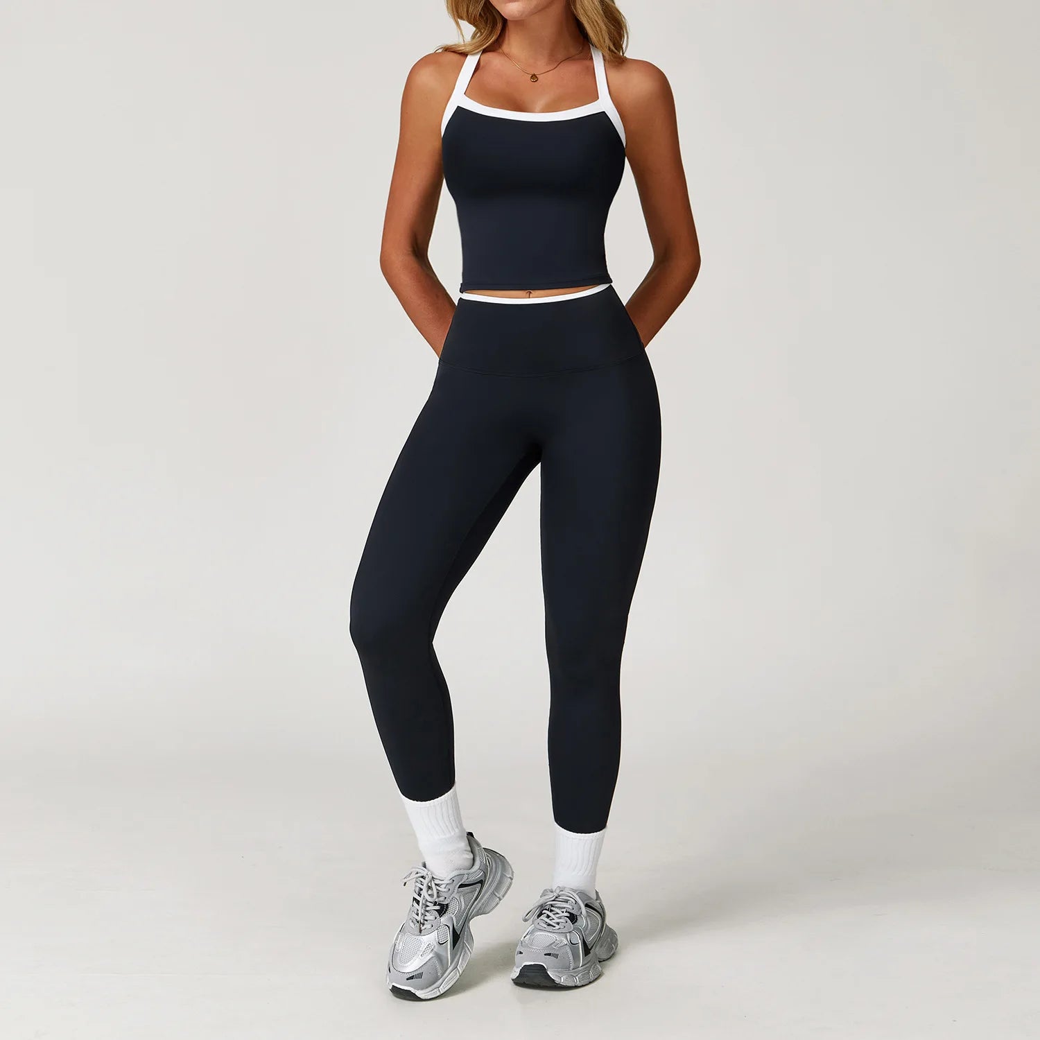 Women's Clothes 2 Pieces Workout Tracksuit